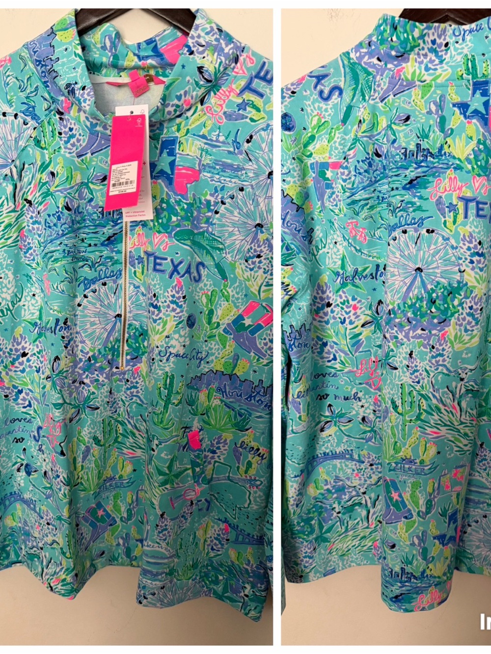 NWT XXL Lilly Pulitzer Popover - Texas